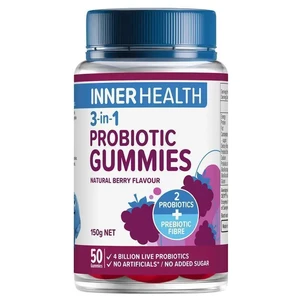 (PRE ORDER) Inner Health 3 in 1 Probiotic Gummies 50 Pack shelf life 2yrs